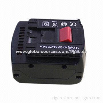 Quality guarantee 14.4V Li-ion power tool battery with 3,000mAh capacity for Bosch BAT607